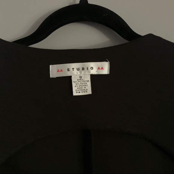 AA Studio Size 8 Blue and Black Bodycon Dress - Picture 5 of 6